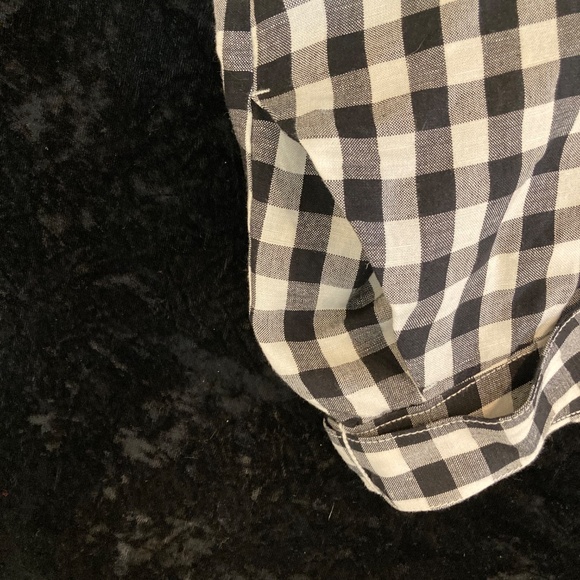 LOFT Anne Taylor gingham wide leg pants - Picture 8 of 12